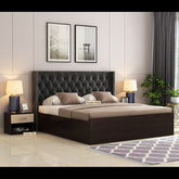 Trueliving Luxurious modern Light masterbed Laminated Finish & PU Finish 6Ft *6Ft *1Ft